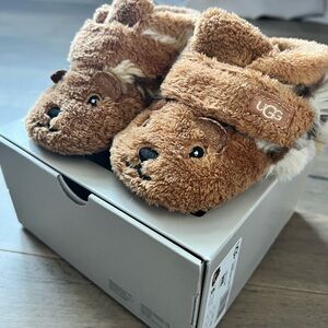 UGG Brown Squirrel Baby Booties
